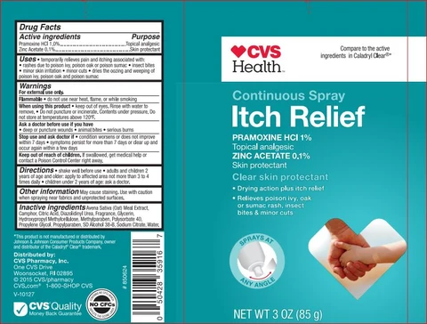Itch Relief Clear Skin ProtectantCVS 포장