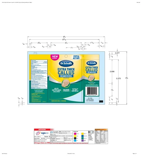 Scholls Wellness Company LLCDS EXTRA THICK CALLUS REMOVER 포장