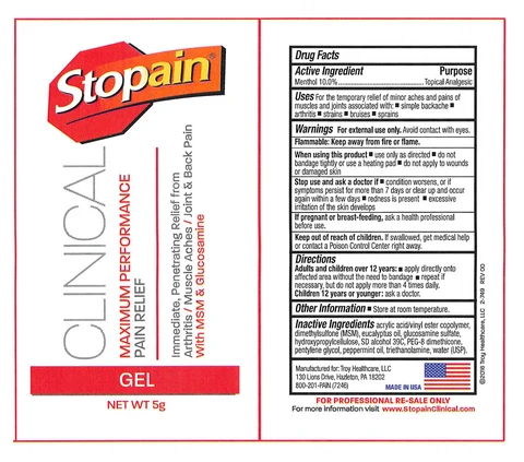 Stopain Clinical packaging