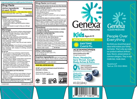 Kids Multi Symptom Cold and Flu packaging