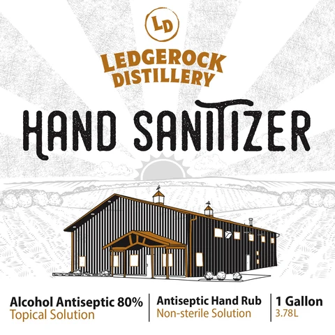 Hand Sanitizer packaging