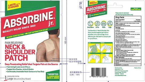 Absorbine Jr Neck and Shoulder packaging