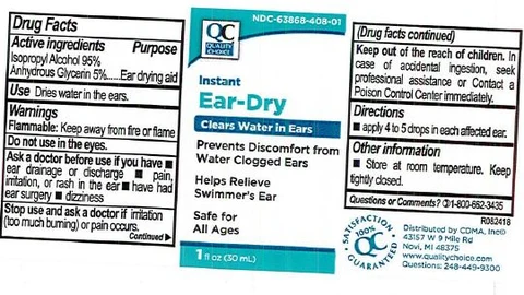 Quality Choice Instant Ear Dry 포장