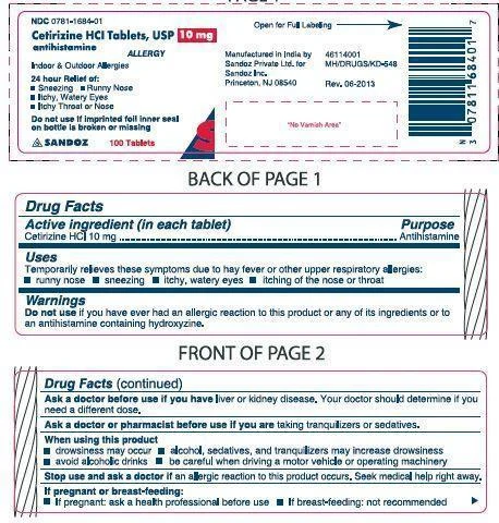 Cetirizine Hydrochloride 포장