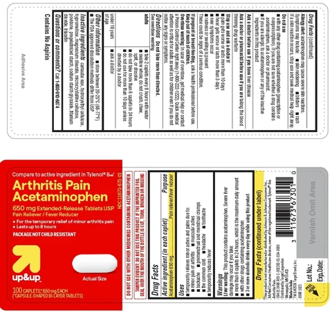 Arthritis Pain Acetaminophen 포장