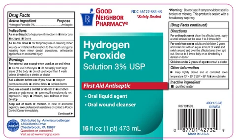 Humco Hydrogen Peroxide 포장