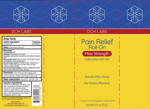 DCH Pain Relief Roll-On 포장