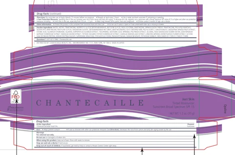 Chantecaille Just Skin Tinted Moisturizer Sunscreen Broad Spectrum SPF 15 Opaline 포장