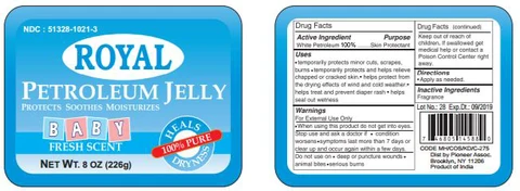 Royal Petroleum Jelly Baby Fresh Scent Blue 포장