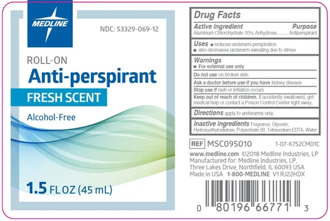 Roll On Anti PerspirantAlcohol Free packaging