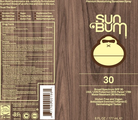 Sun Bum SPF 30 Premium Moisturizing Sunscreen 포장