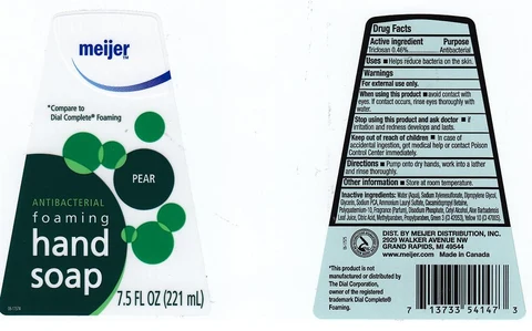 ANTIBACTERIAL FOAMINGPEAR 포장