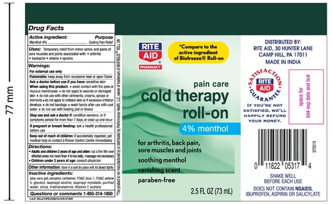 Rite Aid Roll-On packaging