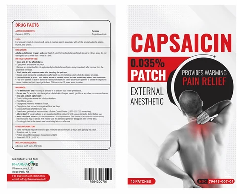 Capsaicin 포장