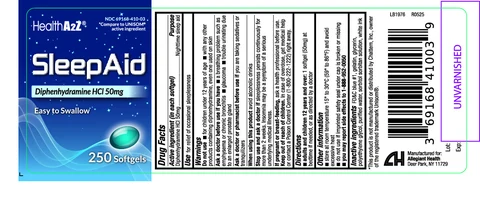 Sleep Aid packaging