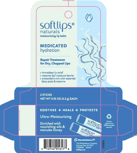 Softlips Naturals Medicated 포장