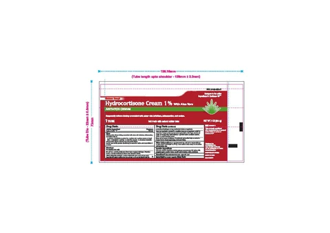 Hydrocortisonewith Aloe 포장