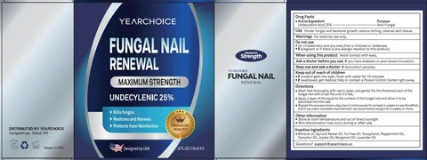 YEARCHOICE Fungal Nail Renewal packaging