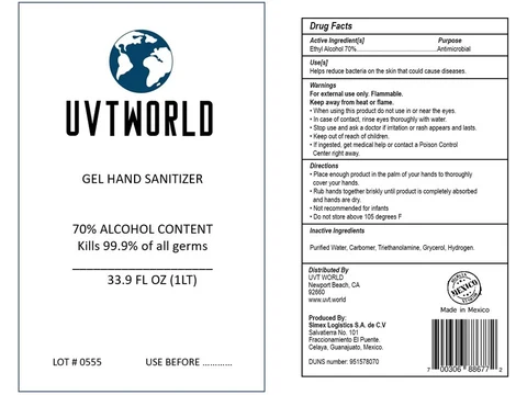 Hand Sanitizer packaging