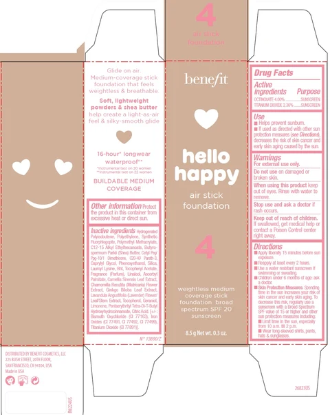 Benefit Hello Happy Air Foundation Shade 4 포장