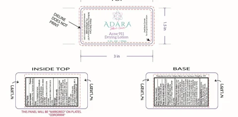 ADARA Acne 911 Drying 포장
