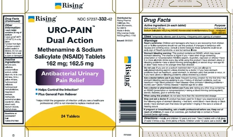 URO-PAIN Dual ActionAntibacterial Protection 포장