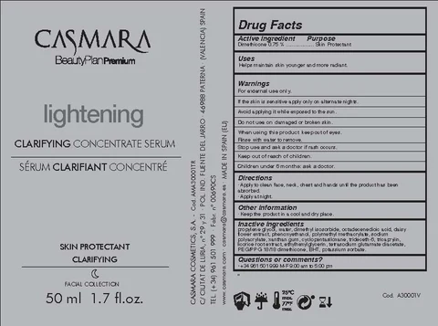 Lightening Clarifying Concentrated Serum packaging
