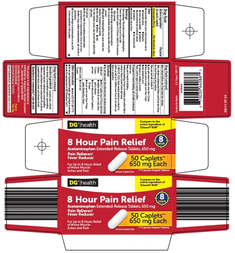 DG Health 8 Hour Pain Relief 포장