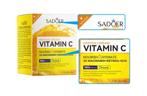 sadoer whiten cream vit amin c 포장