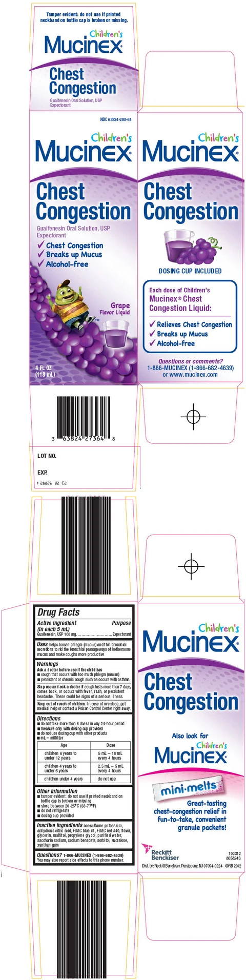 Childrens Mucinex Chest Congestion packaging