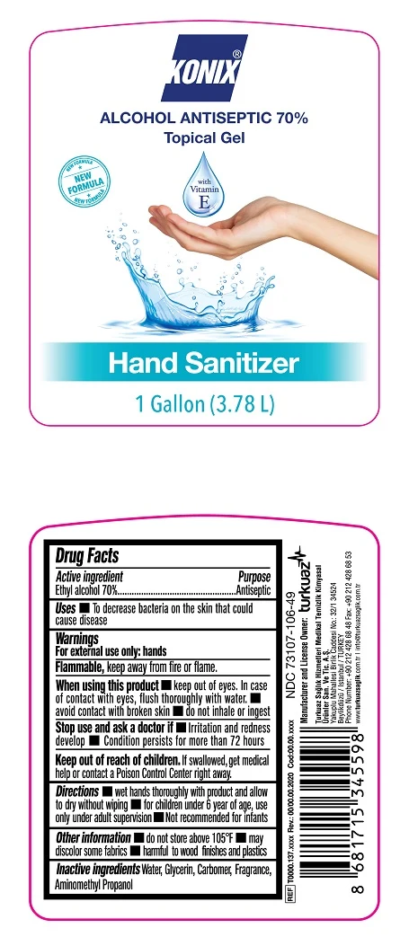 Konix 1 gal 3.78 L.