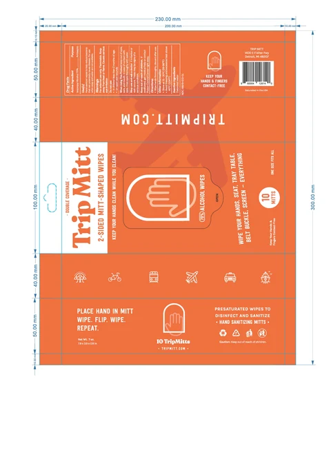 Trip Mitt packaging
