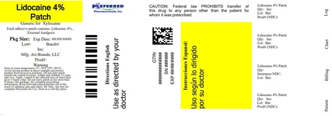Lidocaine 4 Percent packaging
