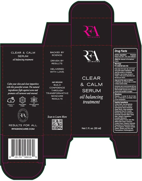 RFA Clear and Calm Balancing Serum 포장