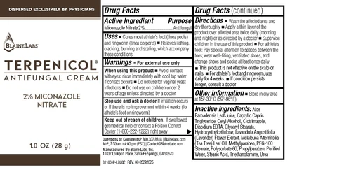 Terpenicol Antifungal Cream packaging