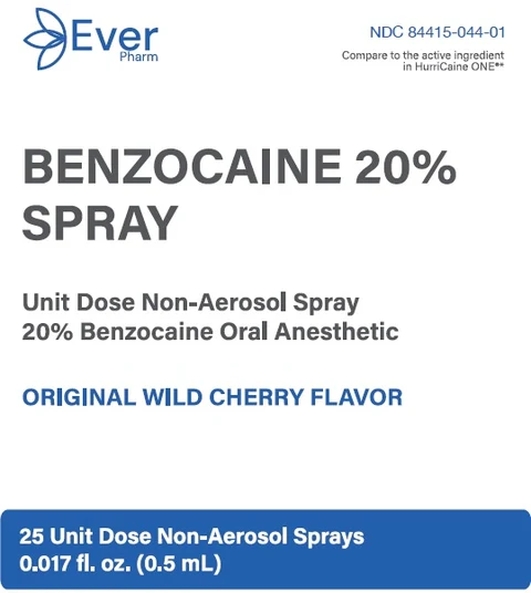 Benzocaine 포장