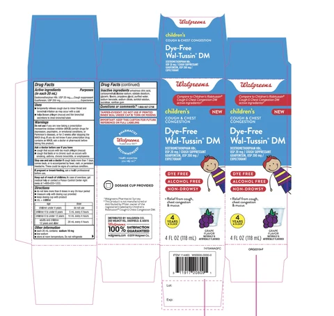 Walgreens Grape Flavor packaging