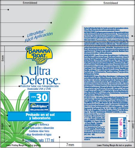 Banana Boat Ultra Defense SPF 30 for LATAM 포장