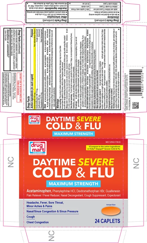 Daytime Severe Cold and Flu 포장