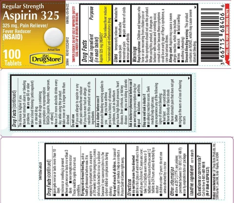 Lil Drug Store Aspirin 325 packaging