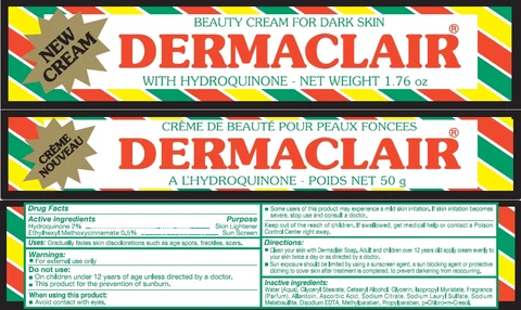 Dermaclair Skin Lightening 포장