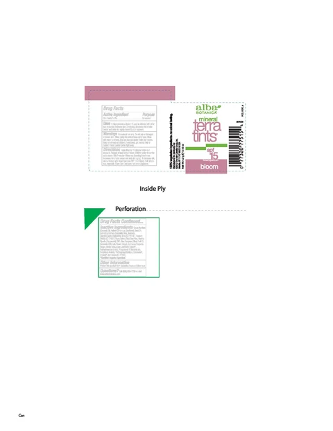 Alba Mineral Terr Tint SPF15 Bloom 포장