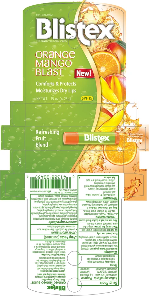 Blistex Orange Mango Blast 포장