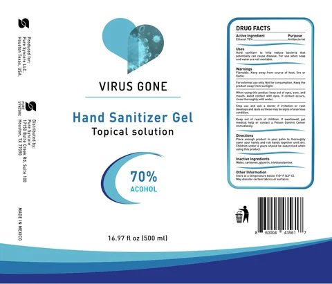 Virus Gone 포장