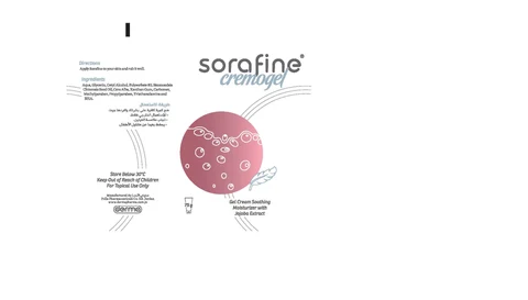 Sorafine Cremogel packaging