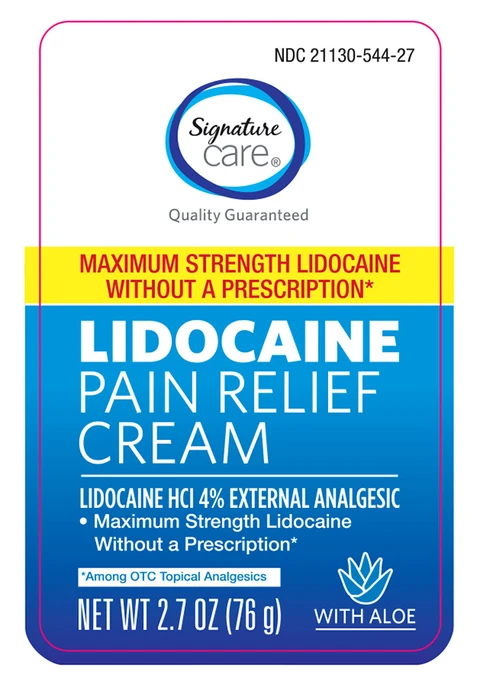 Signature Care Lidocaine Cream 포장