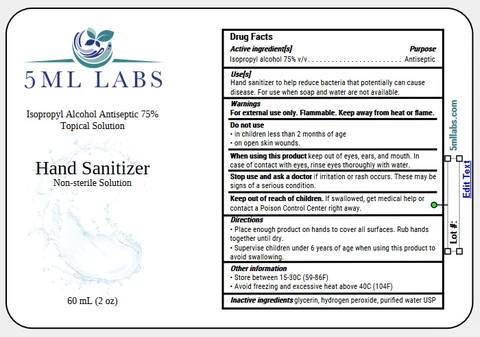 Hand Sanitizer packaging