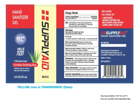 SUPPLYAID Hand sanitizer RRS-HS16 포장