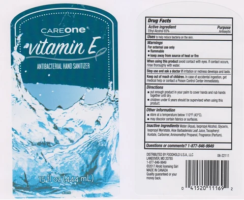 Careone Vitamin E Hand Sanitizer 포장