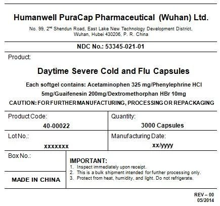 Daytime Severe Cold and Flu 포장